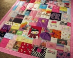 quilts made of baby clothes