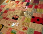 baby clothes quilt