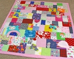blanket made out of baby clothes