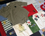 baby clothes quilt