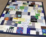 blanket made out of baby clothes