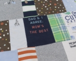 Baby Clothes Quilt from JellyBeanQuilts.com