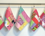 quilt made from baby clothes