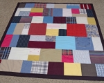Quilt Made Out Of Clothes