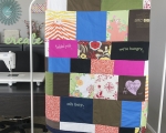 Baby Clothes Quilt from JellyBeanQuilts.com