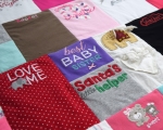 Baby Clothes Quilt from JellyBeanQuilts.com