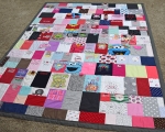 Baby Clothes Quilt from JellyBeanQuilts.com