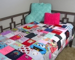 Baby Clothes Quilt from JellyBeanQuilts.com