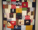 make a quilt out of baby clothes