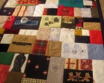 make a quilt out of baby clothes