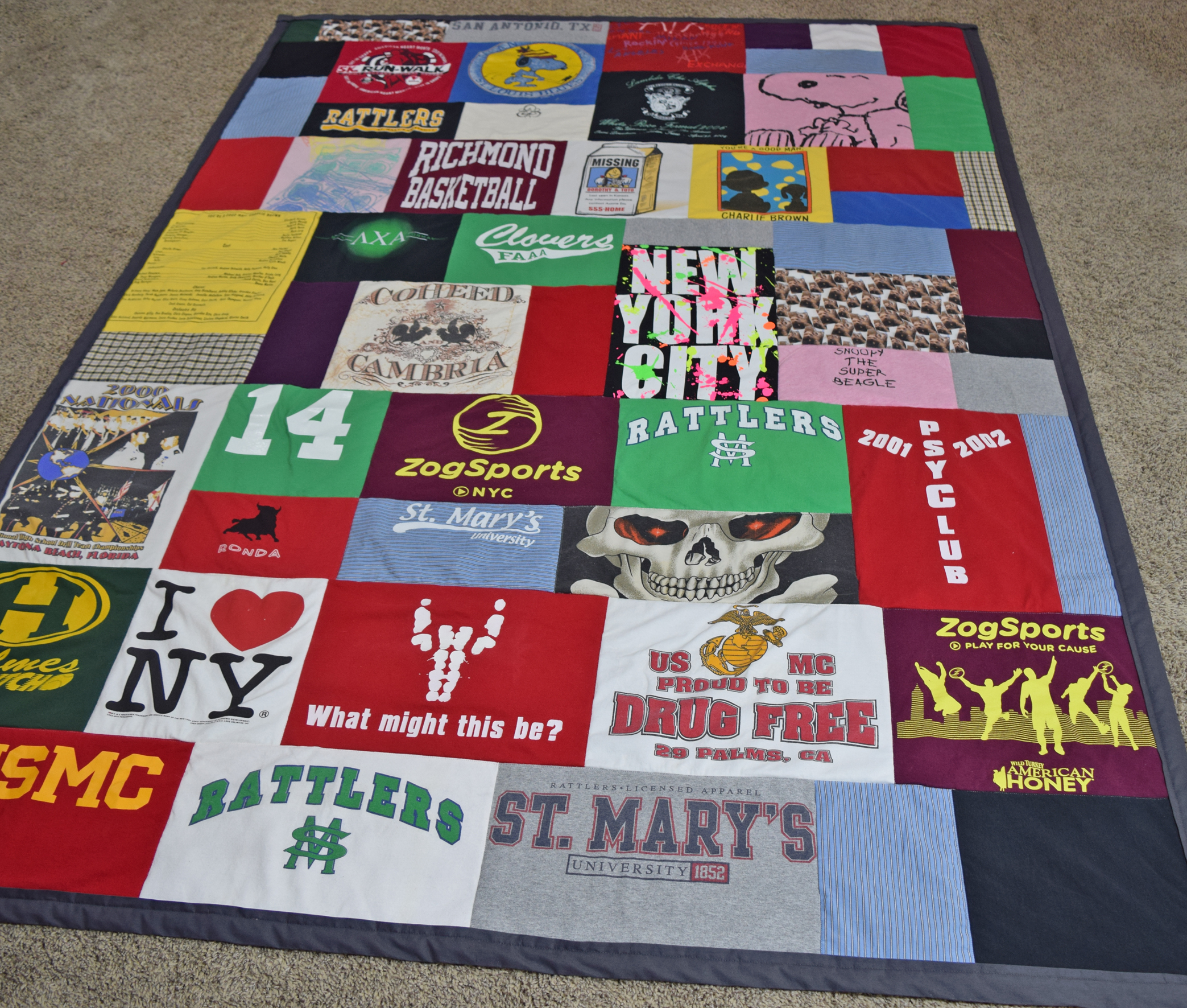 t shirt quilt kit