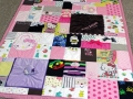 blanket made out of baby clothes