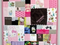 blanket made out of baby clothes