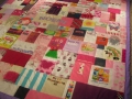 quilts made of baby clothes