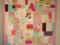 quilts made of baby clothes