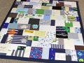blanket made out of baby clothes