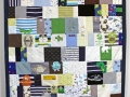 blanket made out of baby clothes