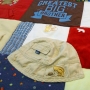 Quilt made from baby clothes