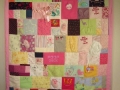 make a blanket out of baby clothes