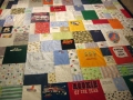 baby clothes memory quilt