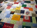 baby clothes memory quilt