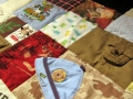 quilt made from baby clothes