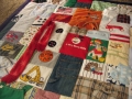 quilt made from baby clothes