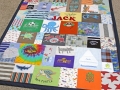 baby clothes memory quilt