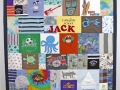 baby clothes memory quilt