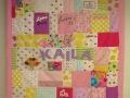 baby clothes quilt