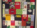 how to make a quilt out of baby clothes