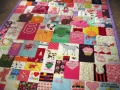 how to make a quilt out of baby clothes