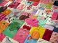 how to make a quilt out of baby clothes