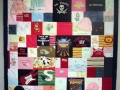 quilt made from baby clothes