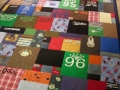 quilt made from baby clothes