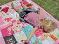 baby clothes memory quilt