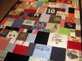 quilt made from baby clothes