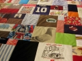 quilt made from baby clothes