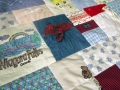 quilt made from baby clothes