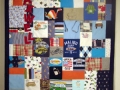 quilt made from baby clothes