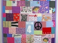 baby clothes memory quilt
