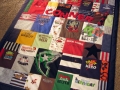 quilt made from baby clothes