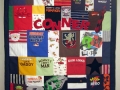 quilt made from baby clothes