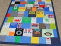 baby clothes memory quilt