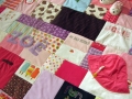 baby clothes quilt