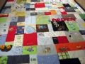 make a quilt out of baby clothes