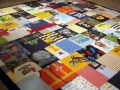 make a quilt out of baby clothes
