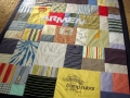 make a quilt out of baby clothes