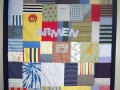 make a quilt out of baby clothes