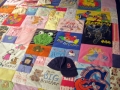 make a quilt out of baby clothes